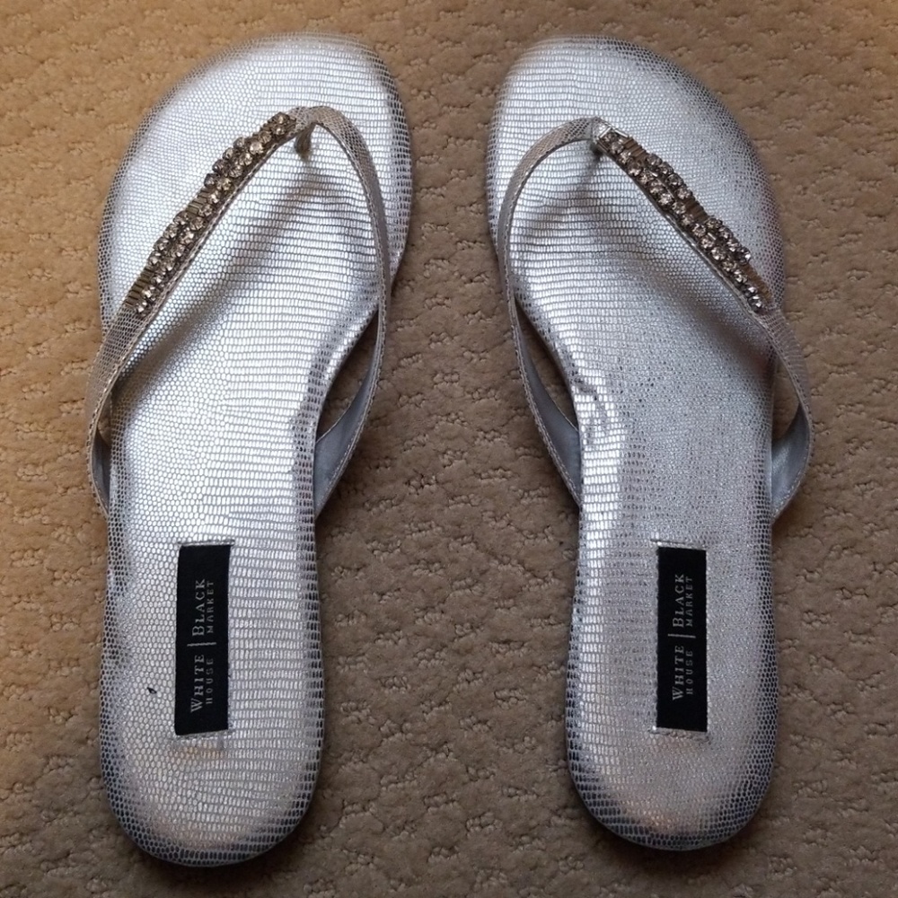 EUC Flip flops White House Black Market